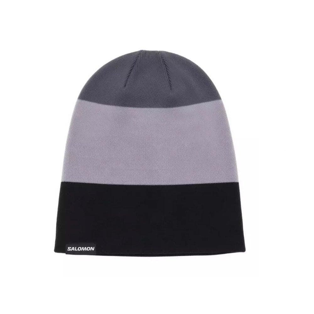 Gorro Dupla Face Salomon Flatspin Preto/Lilas/Azul Granito