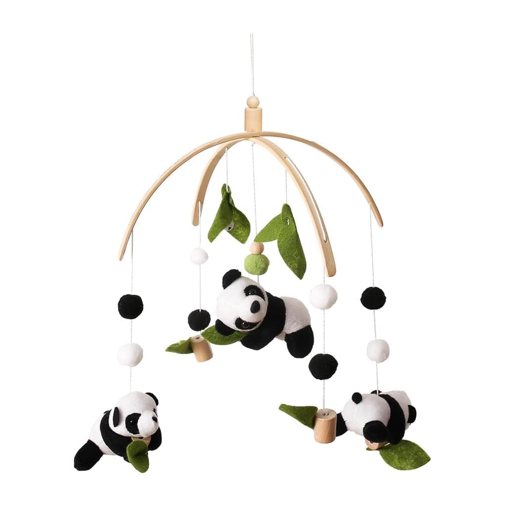 Móbile para Berço, Decoração de Quarto de Bebê, Decoração de Panda para Bebê, Móbile Macio para Menino, Menina CM8O