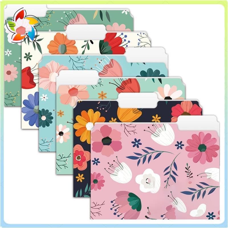 Pastas De Arquivo Decorativas 6 Estilos Variados Para Organização De Negócios Escolares