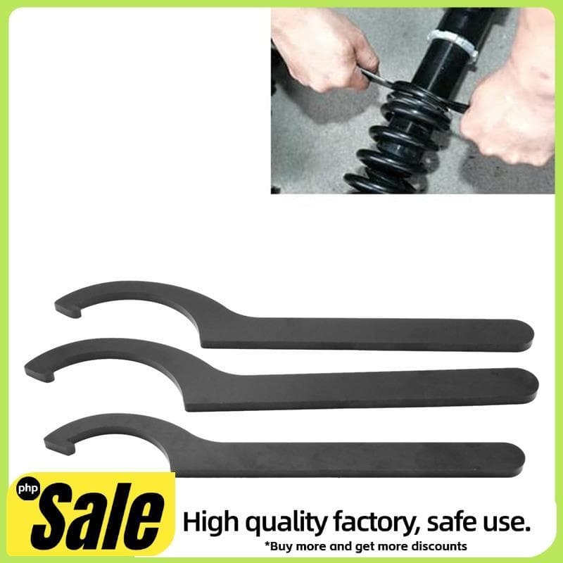3 Pçs Chave Inglesa Conjunto Coilover Ferramenta De Ajuste Gancho C Ajustador De Choque De Aço Para Bobina Absorvente So
