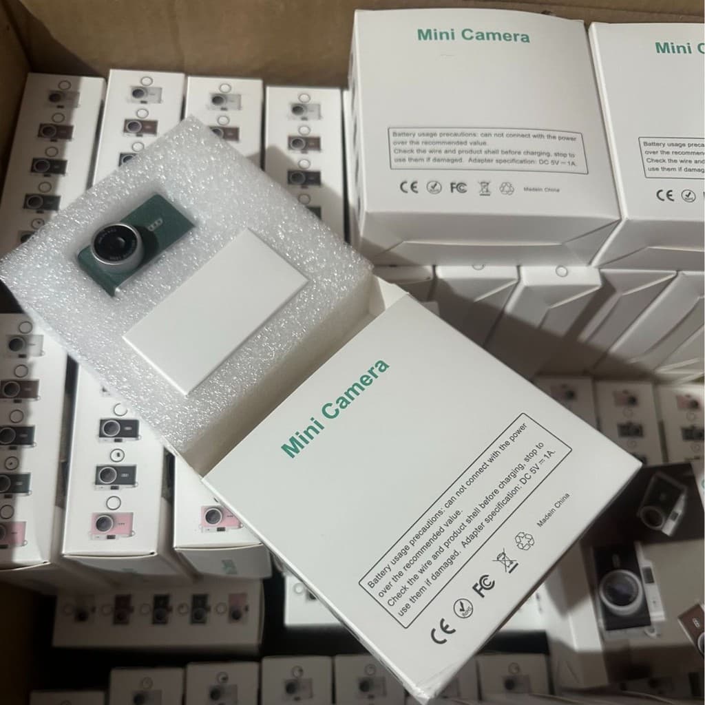 Câmera de polegar para festa de estudante, câmera Digital pequena retrô CMOS HD nível de entrada mini polegar