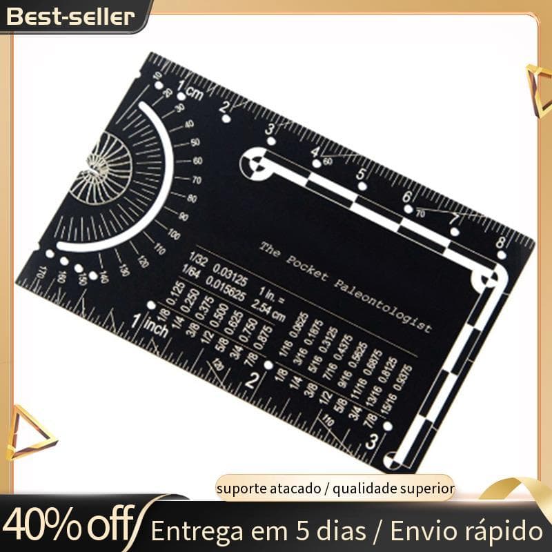 Régua De Engenharia De Bolso Transferidor De Desenho