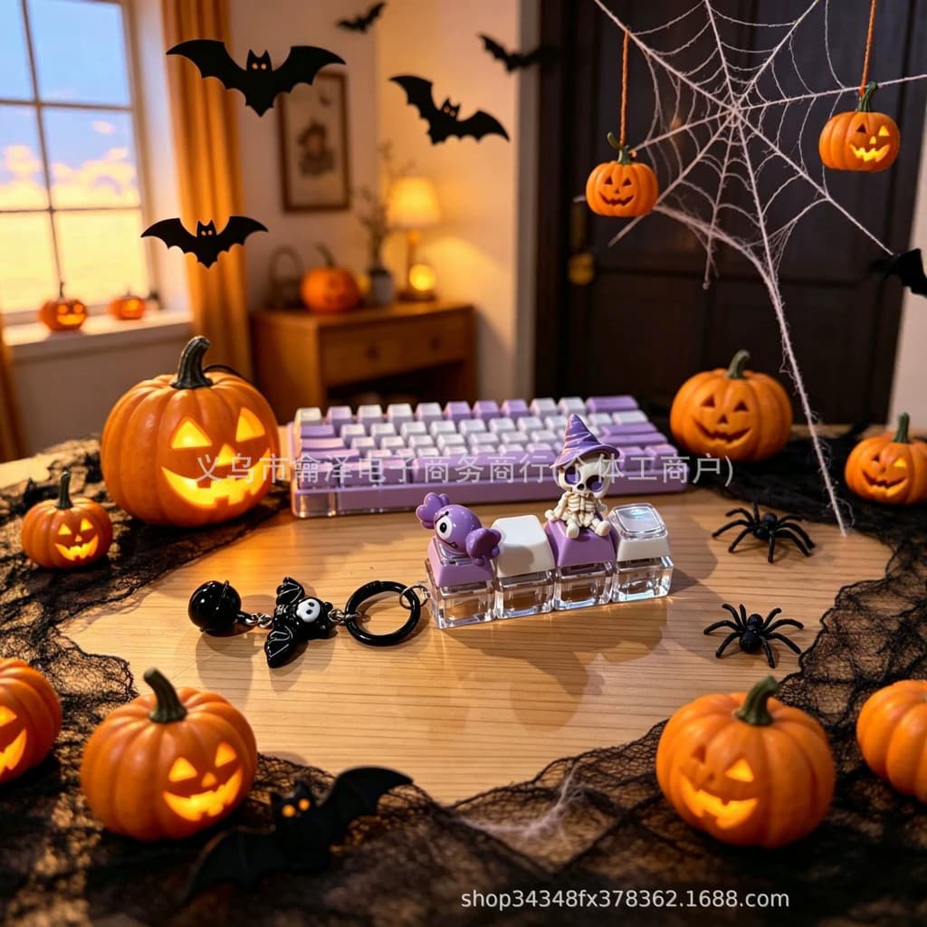 Brinquedo Antiestresse em Forma de Bolinho Assustador |     Halloween |     Caixa de presente |     Macio e retorna à su