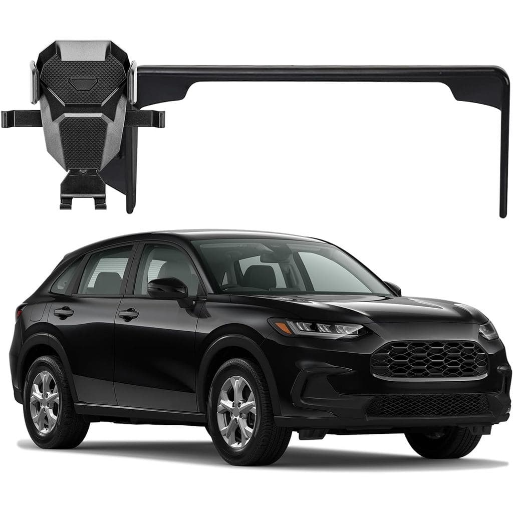 Suporte de Telefone para Carro para Honda CR-V HR-V 2023 2024 2025, Suporte de Telefone Ajustável e Estável com Clipe Fi