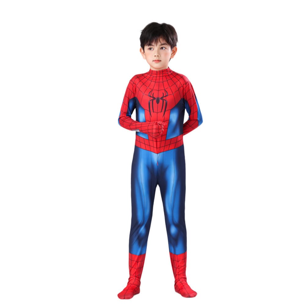 Fantasia do Homem-Aranha 4cosplay Homem-Aranha Novo Dia Peter Parker Bodysuit cos Terno