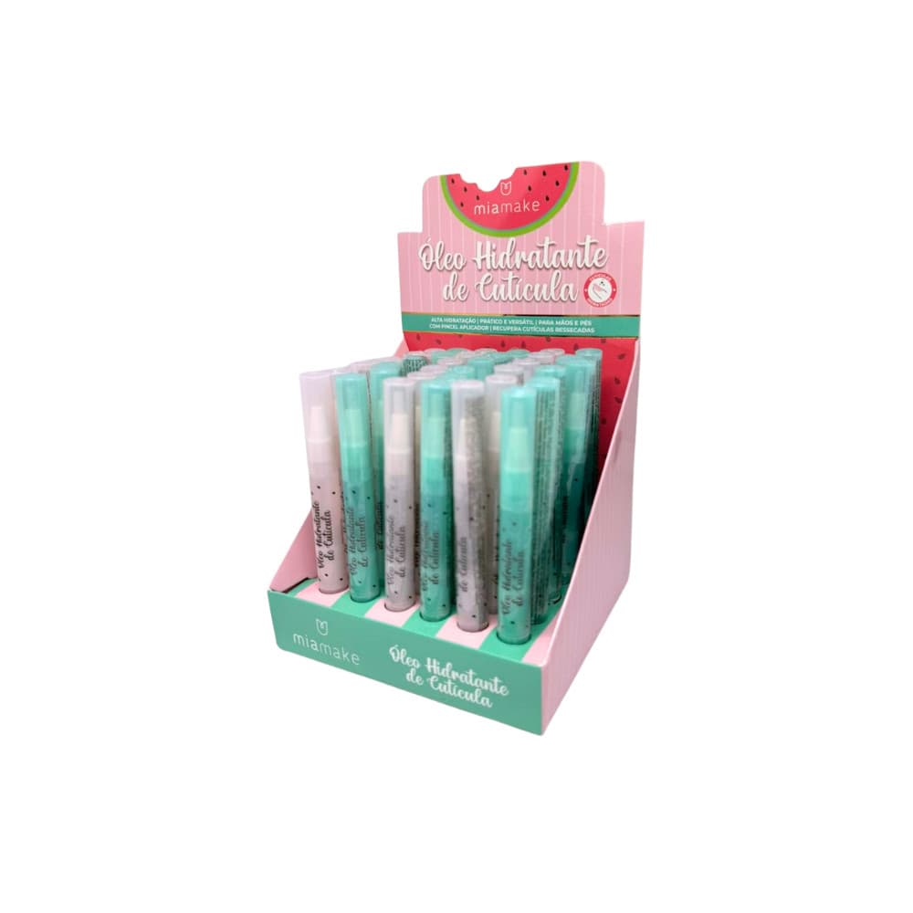 Óleos Hidratantes para Cutículas Mia Make Caneta Hidratante Atacado Revenda - Box Com 36 UNIDADES