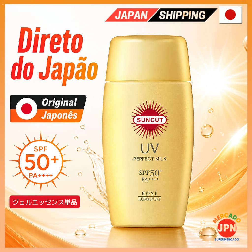 Suncut Perfect UV Protection Cream SPF50+ PA++++ Water-Resistant Protetor Solar pa Direct from JAPAN
