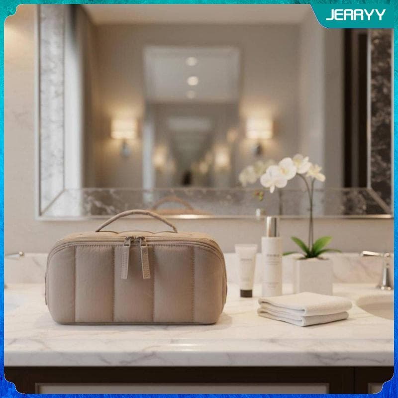 [Wishshopeljj] Bolsa De Maquiagem Para Viagem Com Fecho De Zíper , Lavagem De Simples De Usar Limpar Mulheres , Viagens