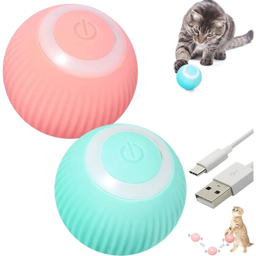 Power Ball 2.0 Brinquedo Interativo para Gatos, Bola Automática Inteligente para Gatos de Interior, Recarregável por USB