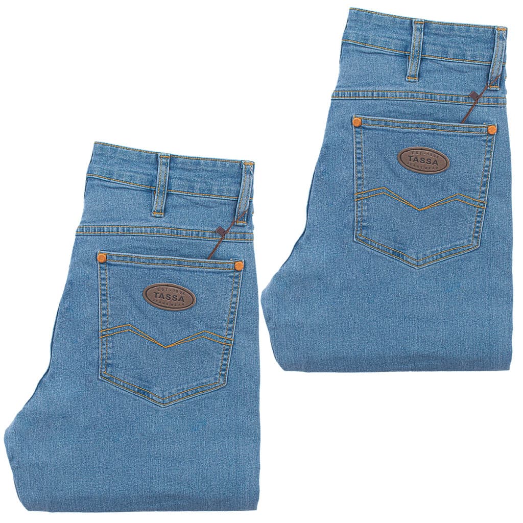 Kit 2 Calças Jeans Tassa Masculina Importada Casual