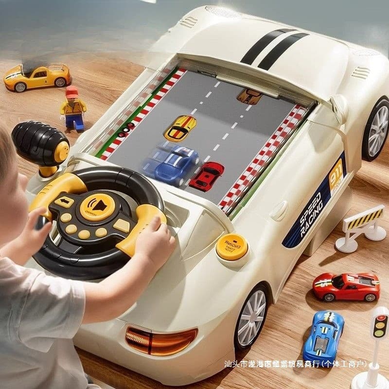 Console de jogos de corrida infantil para treinamento educacional do cérebro e concentração, adequado para meninos de 3