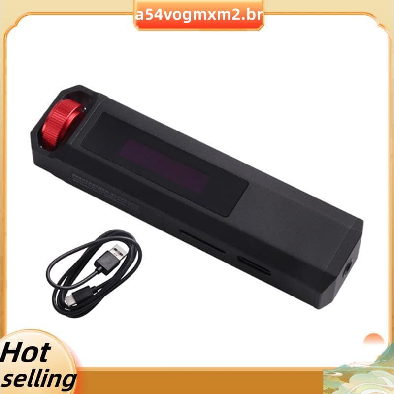 Leitor De Música USB MP3 PCM 24 Bits/192 Khz DSD256 Saída De 3.5 Mm Para PC Phone Tablet Preto