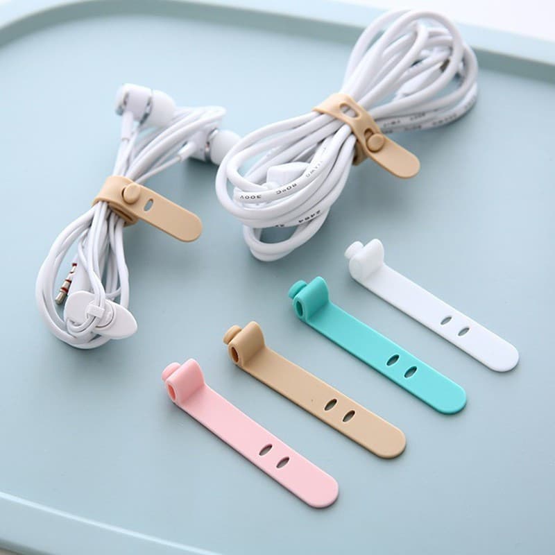 4 Peças Organizador de Cabos, Suporte para Cabo de Carregamento, Enrolador de Cabo de Silicone, Protetor de Carregador U