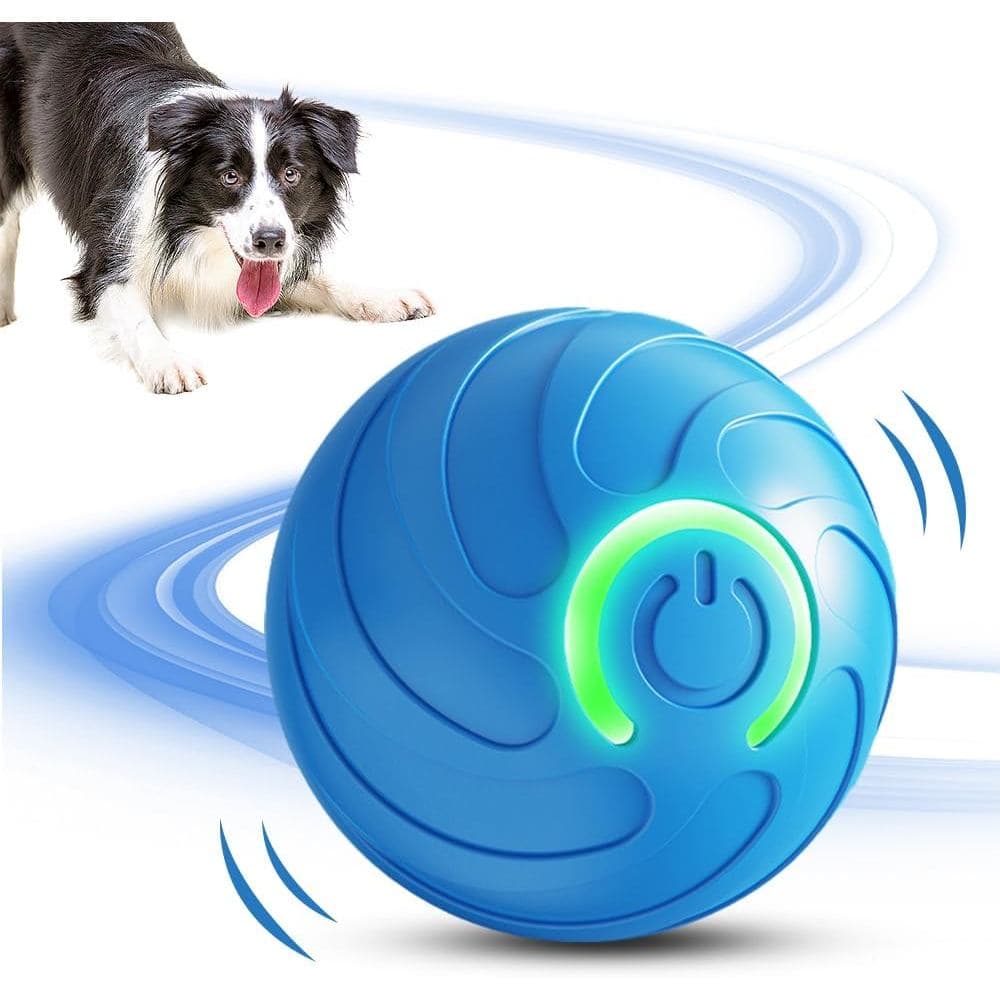 Bola Vibratória para Cães, Bola Móvel para Cães, Brinquedo de Bola Oscilante para Cães, Bola Interativa que Salta para C
