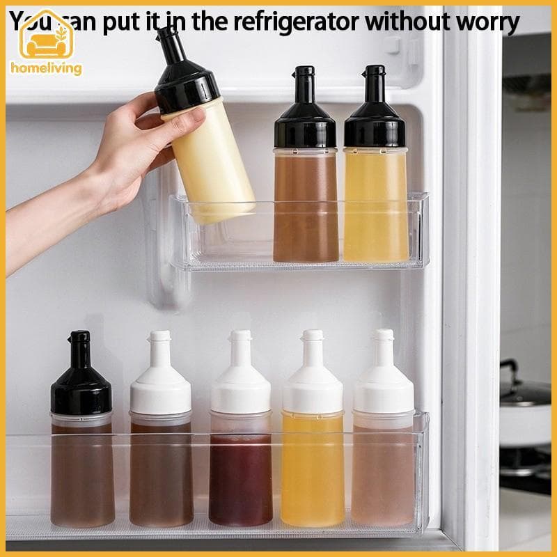 HomeLiving 250ml Garrafa De Tempero À Prova De Vazamento Dispensador De Condimento Para Armazenamento De Cozinha Óleo Vi