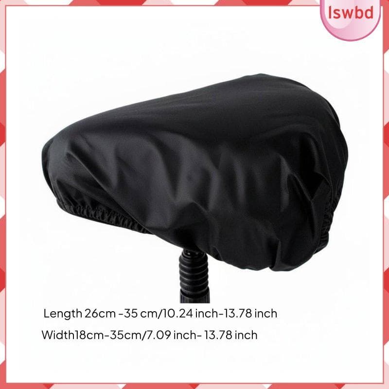 [Lswbd] Capa De Assento De Bicicleta Extensível À Prova D'água Almofada De Selim De PVC Acessório Protetor Para Ciclismo
