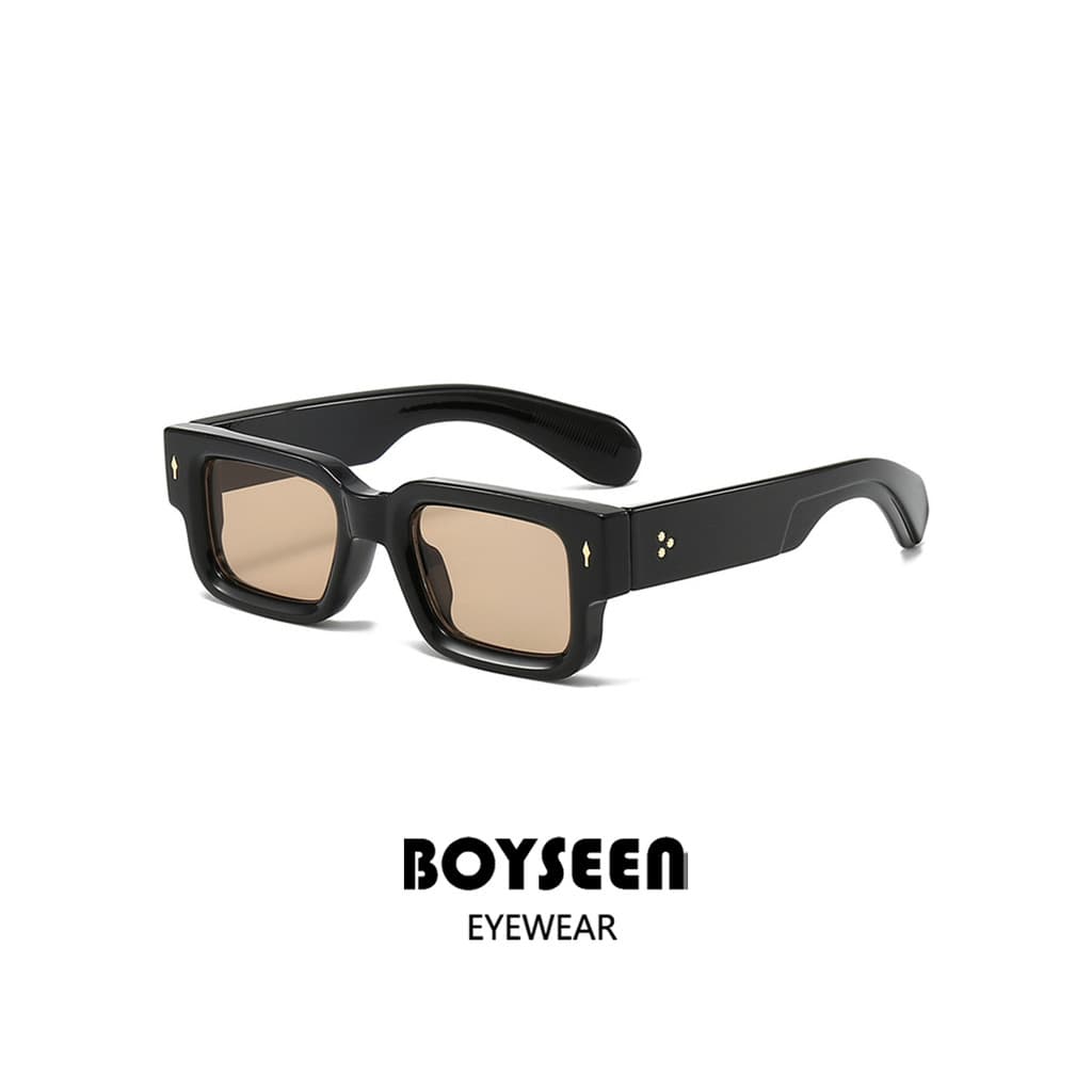Americano quadro estreito óculos de sol de alto peso homens podem combinar miopia Street Wear Retro outono inverno Casua