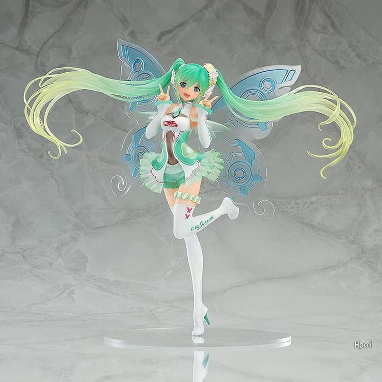 Cool Play Anime Racing Miku 2017 Hatsune Racing Hatsune Borboleta Hatsune Figura em caixa