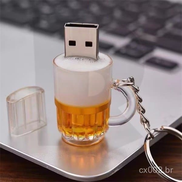 Personalização Personalizada Em Formato De Cerveja , Criativa , USB 2.0 , 1GB , 2GB , 4GB , 8GB , 16GB , 32GB , 64GB , 1