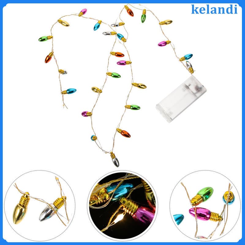 💍 Cartoon LED String Light 1Set – Decorações Natalinas para
