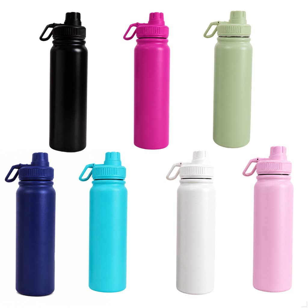 Garrafa Térmica Inox 800ml Garrafa de Água Academia Viagem Camping Bebidas Quentes e Geladas