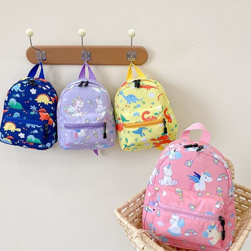 Mochila infantil de dinossauro, mochila infantil com padrão de unicórnio, mochila infantil, para crianças.