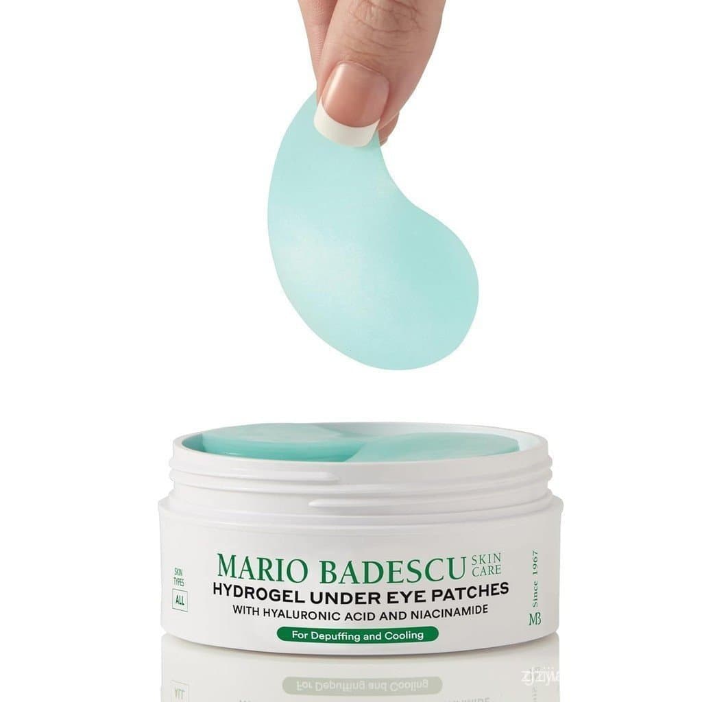Mario Badescu Hydrogel Eye Patches (30 pares) – Máscara hidratante para olhos inchados, olheiras e linhas finas, YFS4