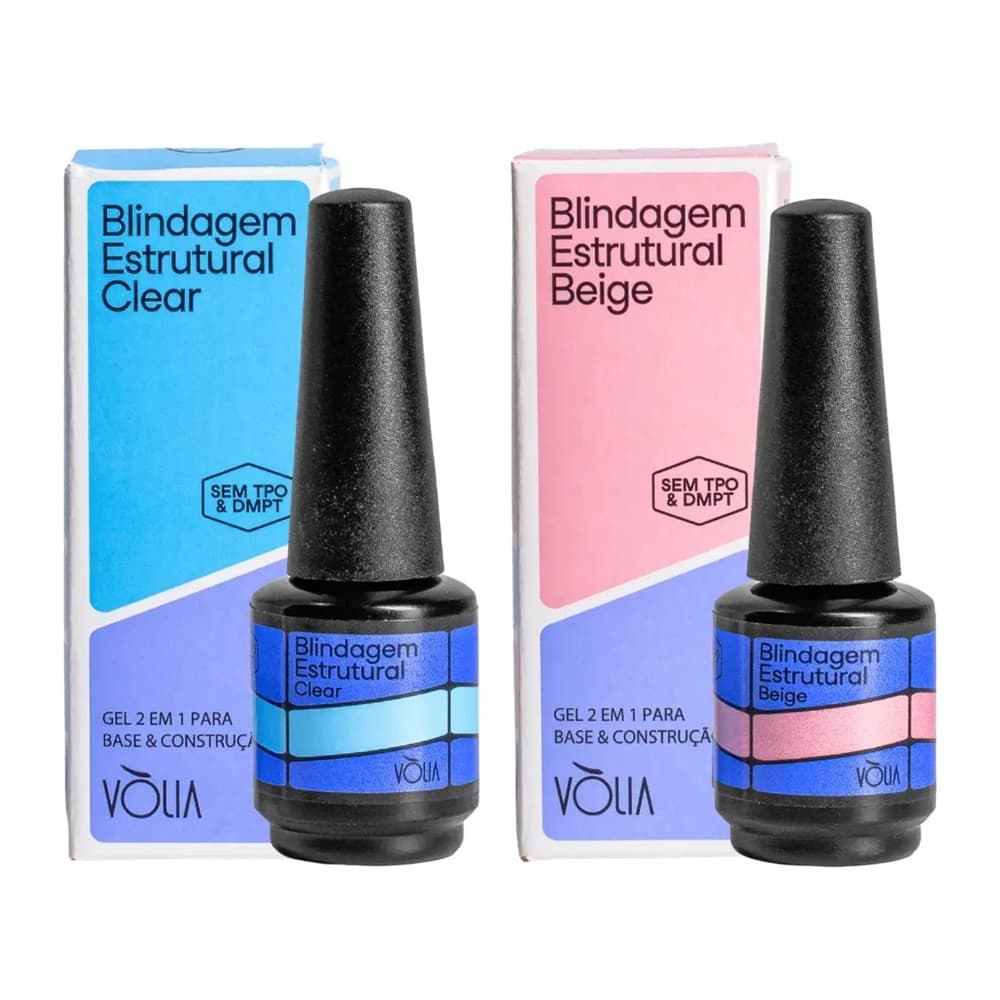 Base Estrutural Volia 9g 2 em 1 Gel de Unha Construção Blindagem e Estrutural