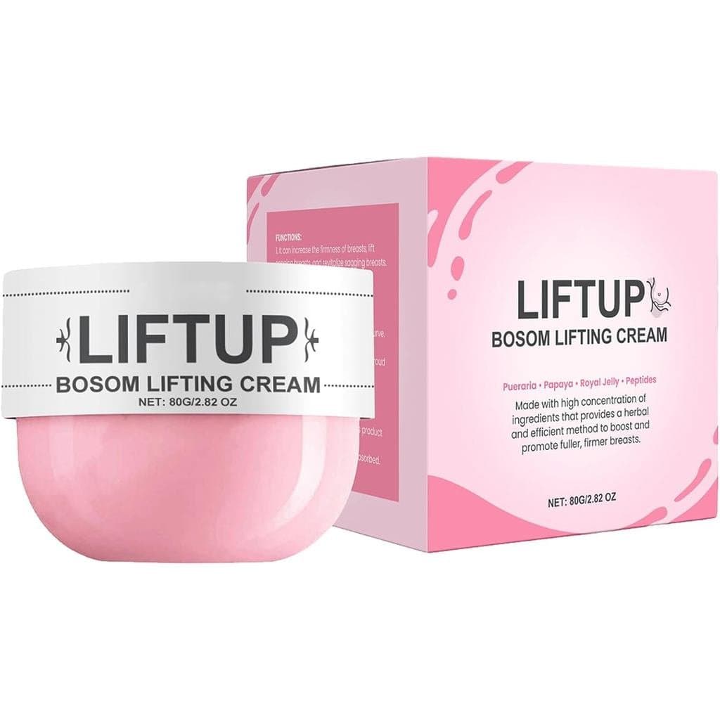 Creme Natural para Levantamento de Seios e Glúteos - Tratamento de Massagem de 80g para Mulheres