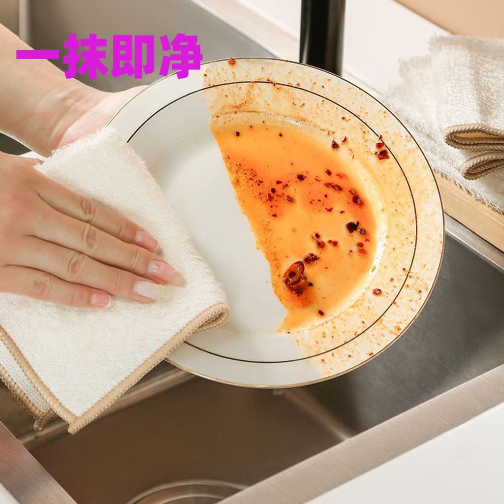 Pano de cozinha dedicado toalha de limpeza absorver água sem fiapos pano de prato doméstico toalha de chá não machuca po