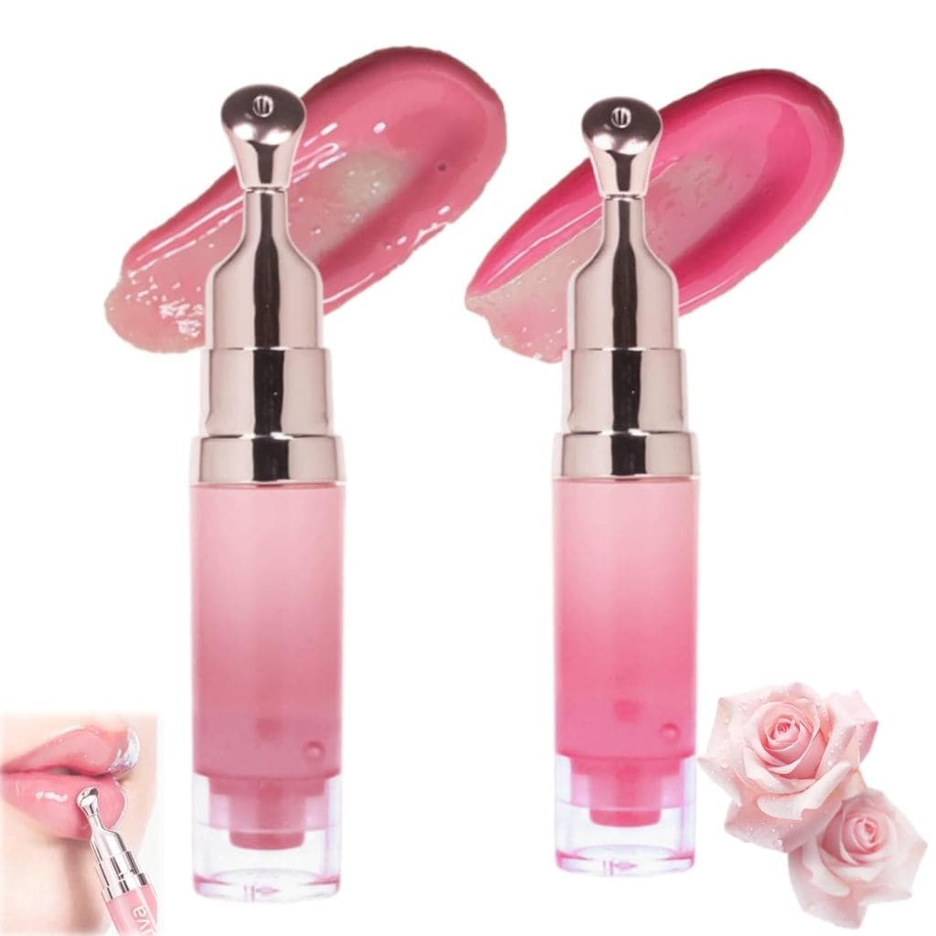 Sérum Labial Iluminador Limuva, Sérum Labial Limuva, Brilho Labial Hidratante e Volumizador, Alto Brilho Sem Sensação Pe