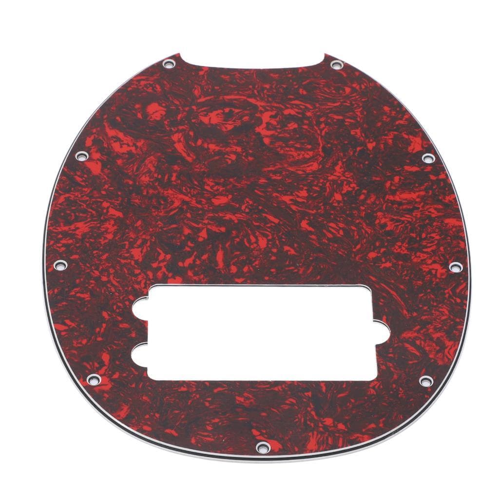 Placa de proteção de baixo de 4 cordas, peças de instrumento de cordas de plástico contra arranhões para Music Man MM2