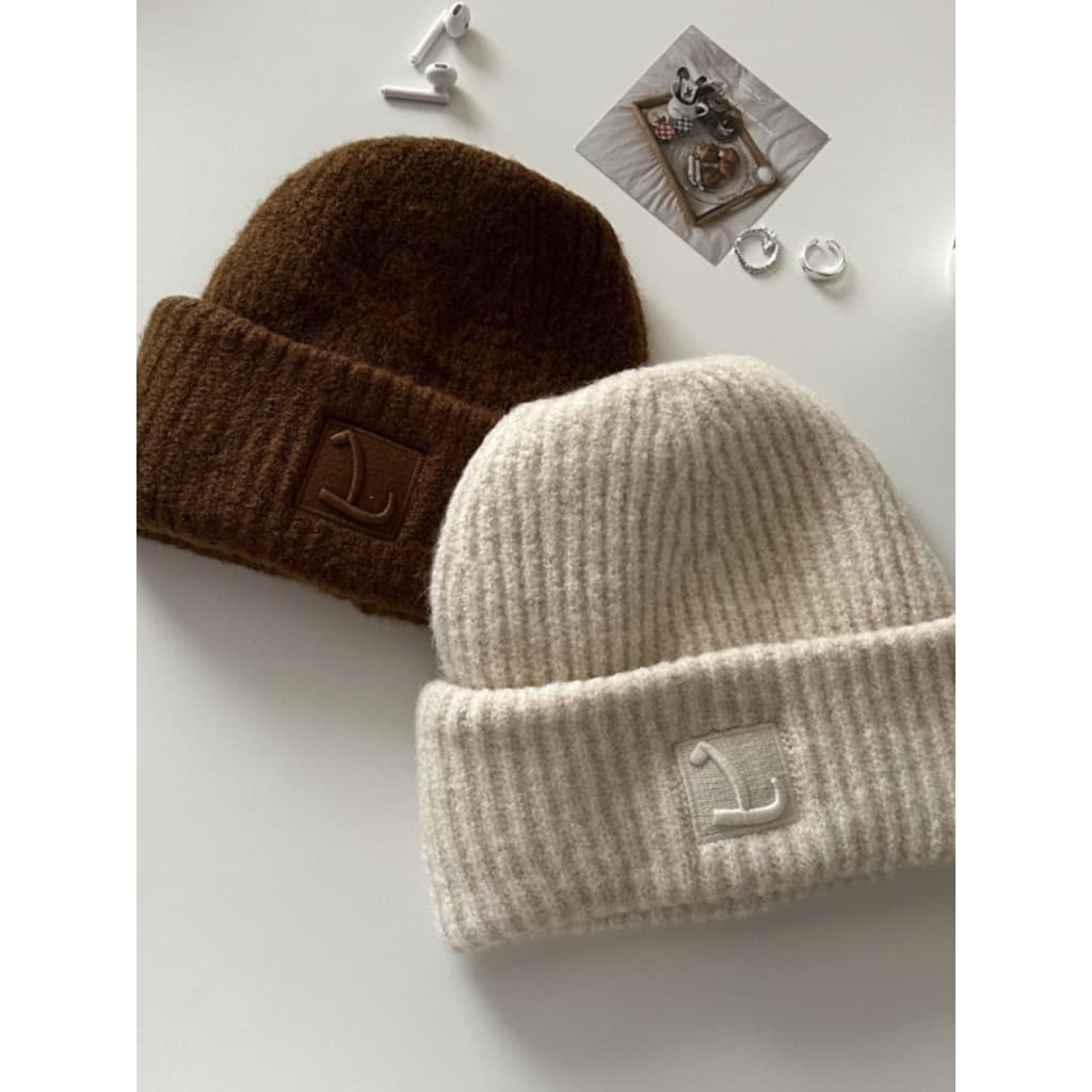 Outono inverno 2025 novo estilo solto grosso quente frio chapéu grande circunferência da cabeça chapéu de lã feminino ma