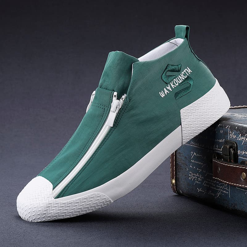 2026 verão novo estilo sapatos de lona de alta qualidade sapatos masculinos na moda All-Match versão coreana tênis desli