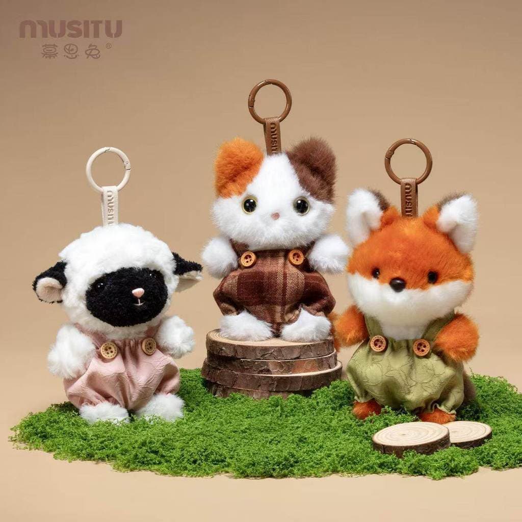LumiTots novo estilo Sanhua gato boneca pingente brinquedo de pelúcia criativo crianças boneca coelho boneca chaveiro
