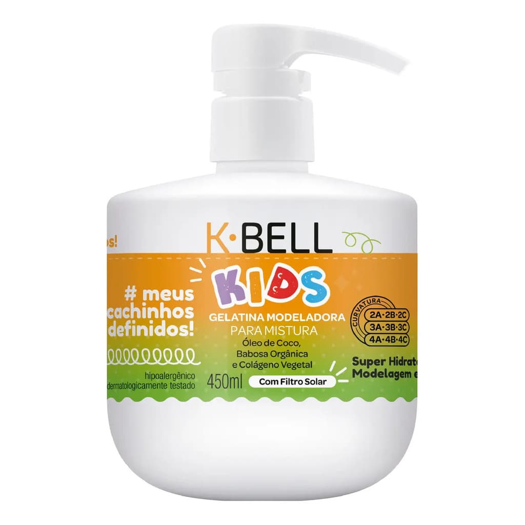 K-bell Kids Meus Cachinhos Definidos Gela. De Mistura 450ml