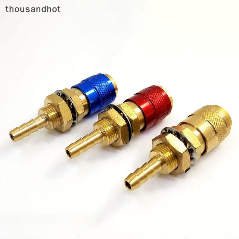 Adaptador De Gás Refrigerado Conector Braçadeira Máquina De Solda Qui Montagem Feminino Masculino Água MIG TIG Tocha Fer