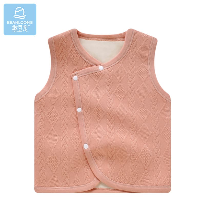 Handoulong bebê colete quente outono inverno engrossado colete do bebê mais veludo roupas de algodão meninos meninas cri