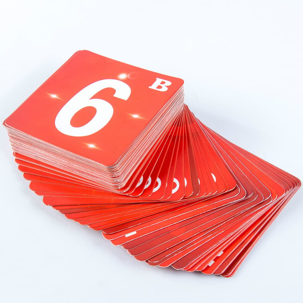 Cartão de jogo BINGO Cartão de número de celebração de casamento 75