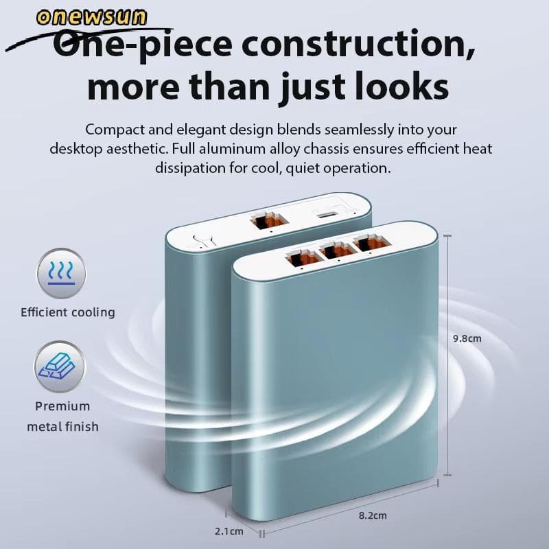 Divisor Ethernet 2.5G , Transferência De Dados Estável De Alta Velocidade , Resistente A Arranhões Para Uso Em Expansão