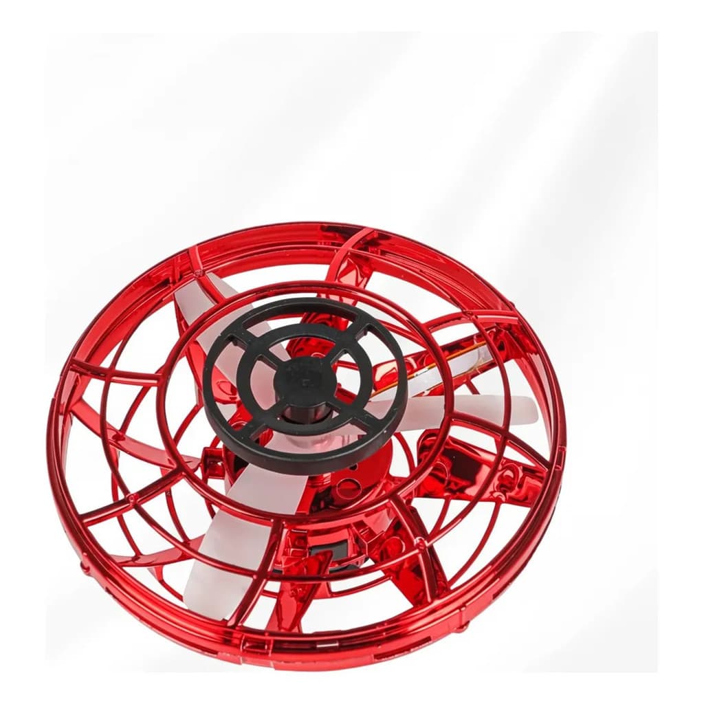 Drone UFO com Sensor Brinquedo Voador Infantil com Luz LED Controle por Gestos Recarregável Meninos Meninas Presente