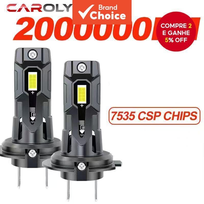 H7 Led CANBUS Luzes 1 : 1 Lâmpada Halógena Super Brilhante Farol Do Carro Com Ventilador 30W 6000K Branco Turbo Lâmpadas