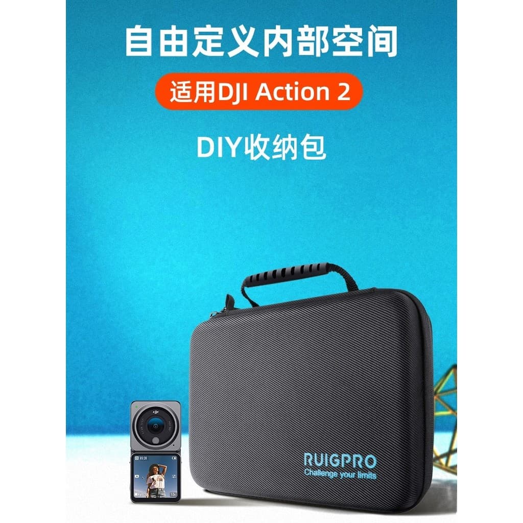 Adequado para dji action2 saco de armazenamento diy armazenamento gratuito organizar saco protetor dji acessórios da câm