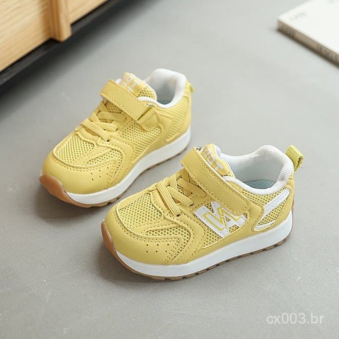 Tênis infantil Sapatos infantis casuais para meninos Moda tênis de corrida para meninas Leve e macio