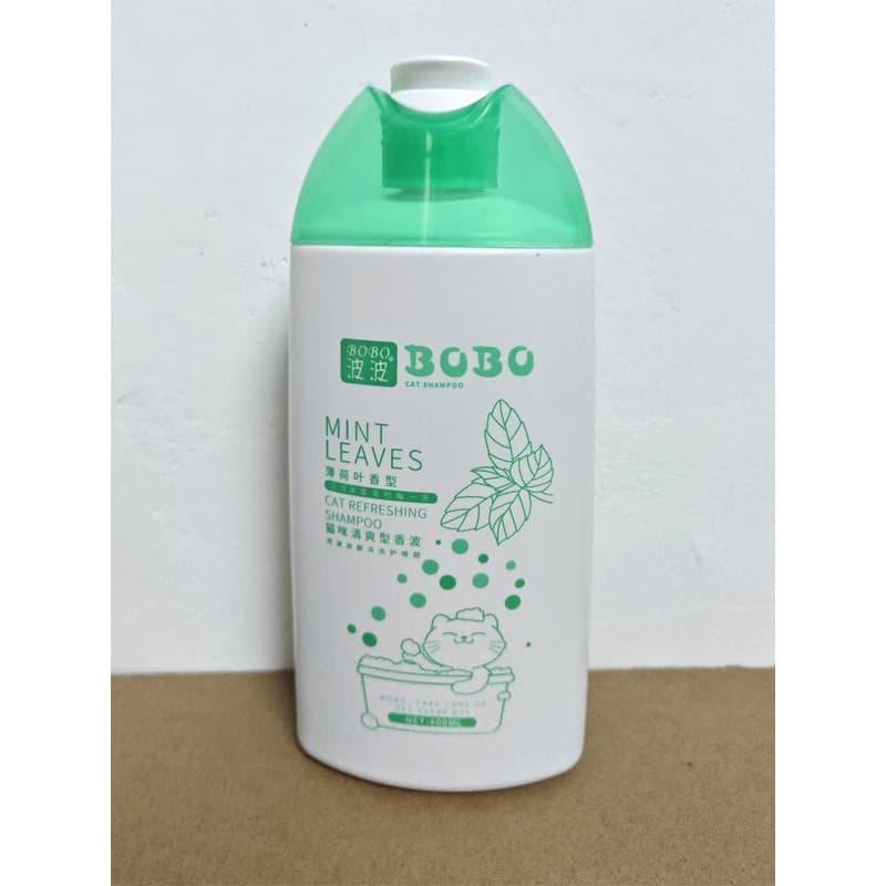 Bobo animais de estimação gato banho banho dedicado Gel de banho folha hortelã fragrância shampoo remoção do cabelo sham