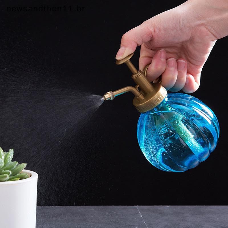 NEWSA Novidade Antiga Planta Flor Rega Pote Spray Garrafa Jardim Cabeleireiro Pulverizador