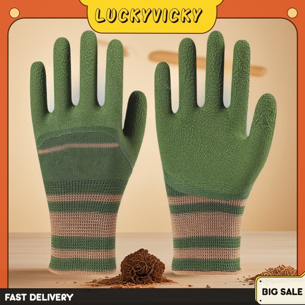 Luvas De Jardinagem À Prova De Espinhos Rosa Poda Jardim Luva Trabalho Para Cactus E Blackberry