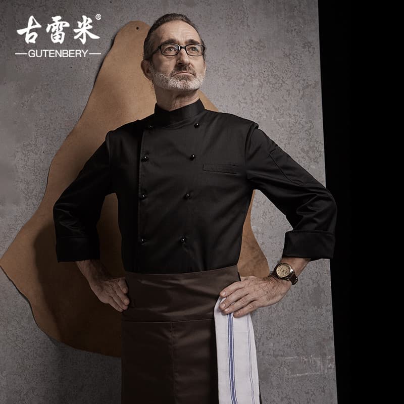 Guremi chef roupas de trabalho dos homens outono inverno manga comprida Hotel ocidental restaurante cozimento bolo loja