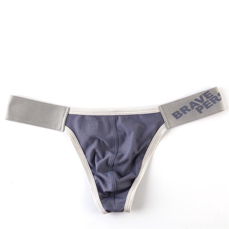 Roupa Íntima Masculina Cintura Baixa Jockstrap Tangas Macias E Respiráveis Fio Dental