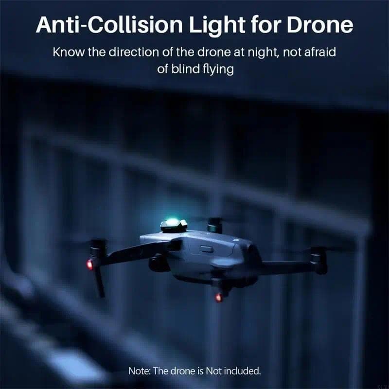 Lâmpada X13D Flash Light Night Fight LED Navegação Para DJI-Mavic Air2/FPV